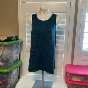 Elegant Teal Sleeveless Tank Top